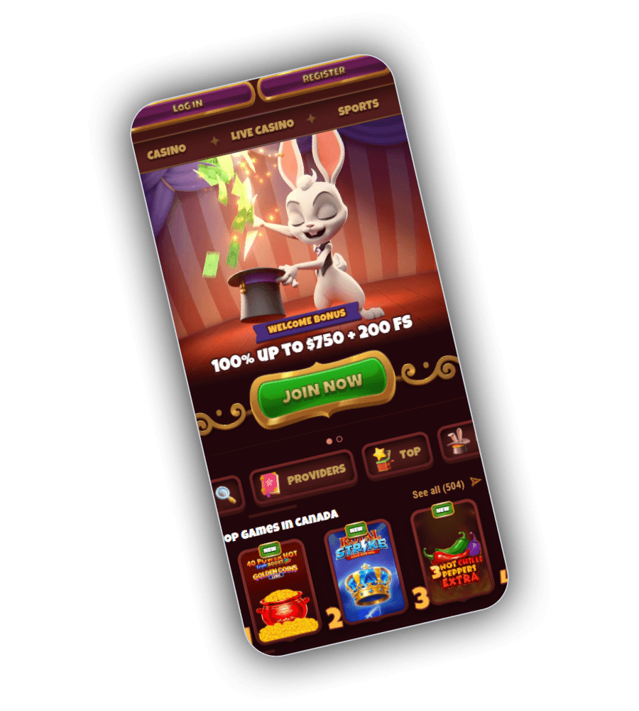 Magius Casino Lobby