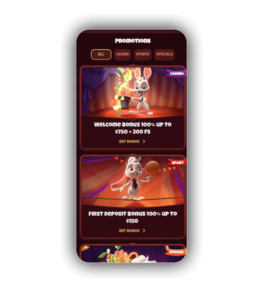 Magius Casino Promotions