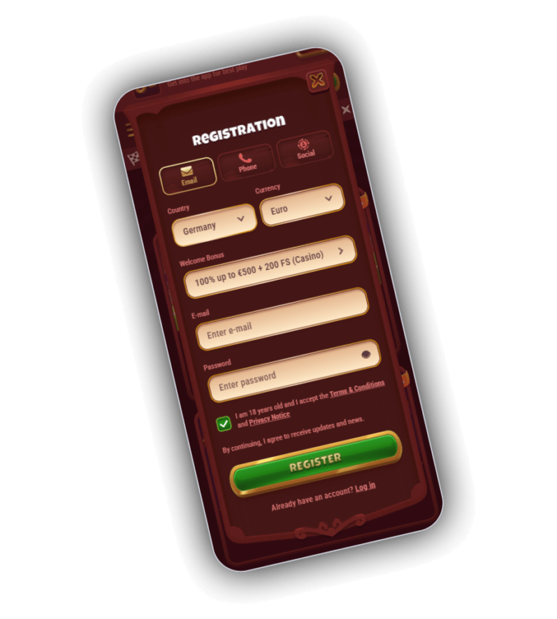 ultimate Magius Casino no deposit bonus advertisement