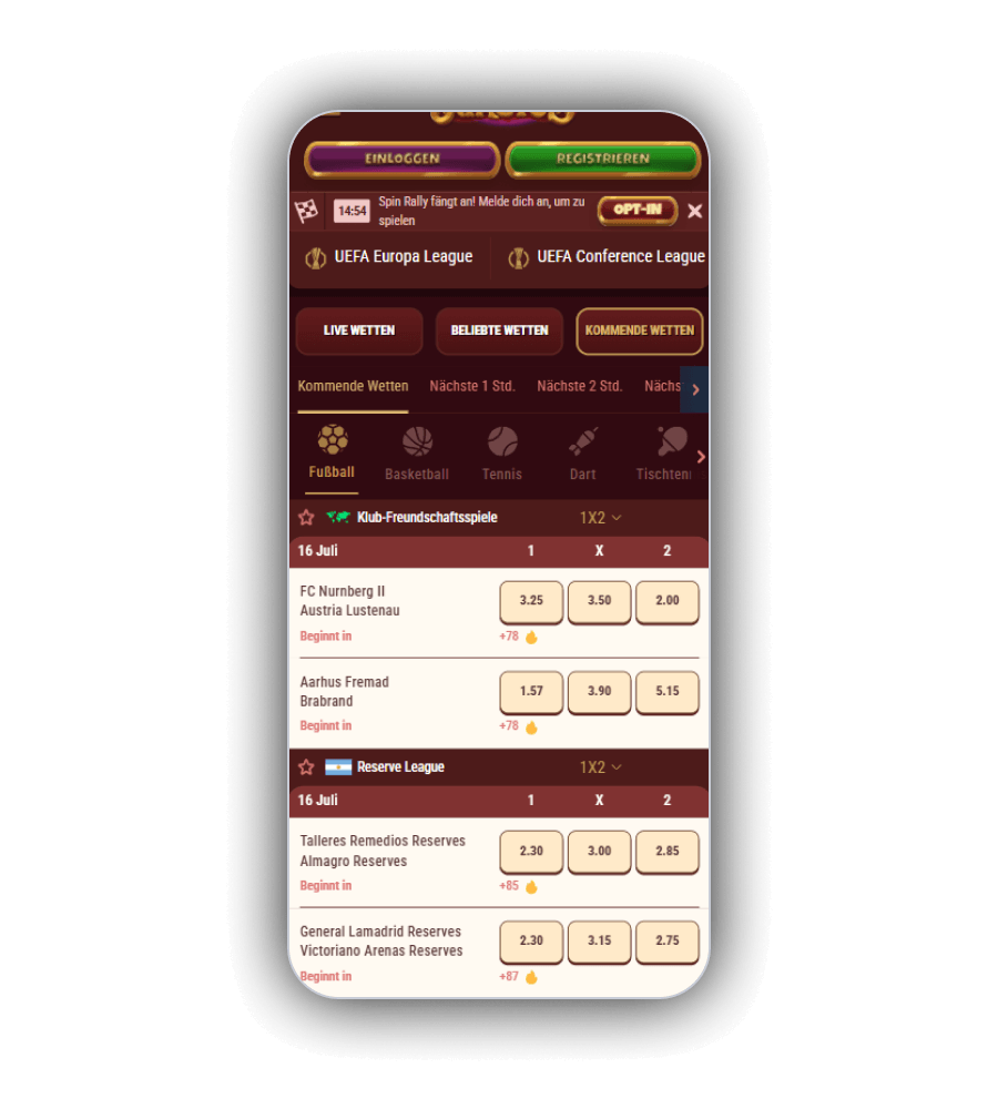 Magius Casino Sportwetten